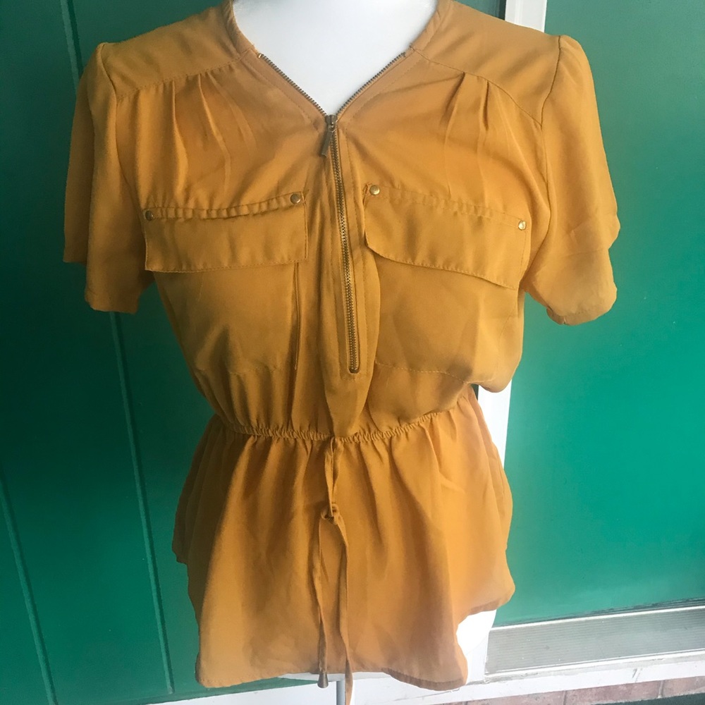 Brand New Women’s Mustard Blouse